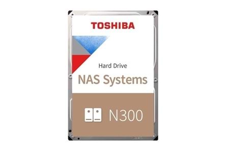 TOSHIBA 20TB N300 HDWG62AUZSVA 512MB 7200RPM SATA-3 NAS DİSKİ