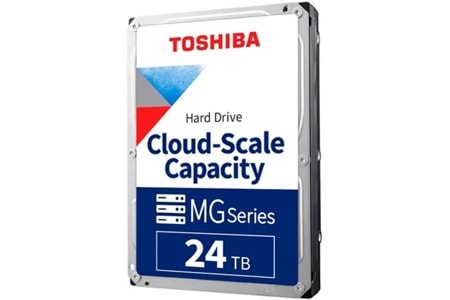 TOSHIBA 24TB MG11 MG11ACA24TE 512MB 7200RPM ENTERPRISE SATA-3 NAS VE GÜVENLİK DİSKİ