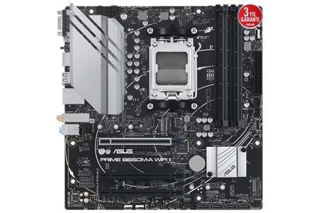ASUS PRIME B650M-A WIFI II DDR5 HDMI DP PCIe 16X v4.0 AM5 mATX	