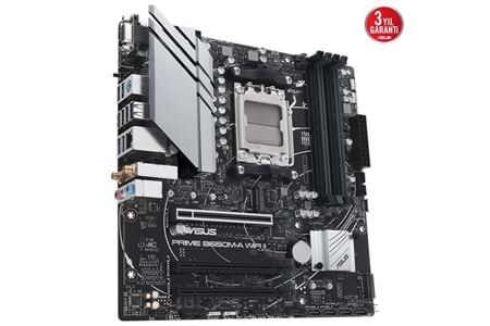 ASUS PRIME B650M-A WIFI II DDR5 HDMI DP PCIe 16X v4.0 AM5 mATX	