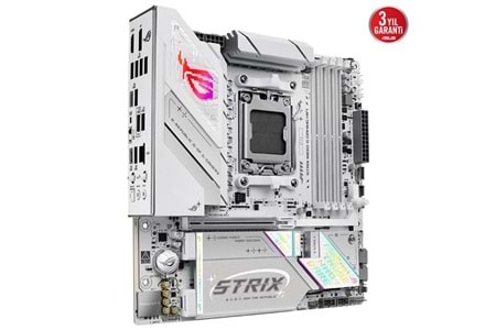 ASUS ROG STRIX B850-G GAMING WIFI7 DDR5 HDMI-DP TYPEC PCIE 5.0 AM5 MATX BEYAZ