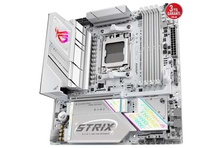 ASUS ROG STRIX B850-G GAMING WIFI7 DDR5 HDMI-DP TYPEC PCIE 5.0 AM5 MATX BEYAZ