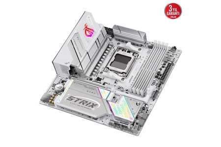 ASUS ROG STRIX B850-G GAMING WIFI7 DDR5 HDMI-DP TYPEC PCIE 5.0 AM5 MATX BEYAZ