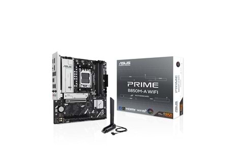 ASUS PRIME B850M-A WIFI6E DDR5 HDMI-DP TYPEC PCIE 5.0 AM5 MATX