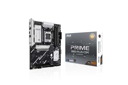 ASUS PRIME B850-PLUS CSM DDR5 HDMI-DP PCIE 5.0 AM5 ATX KURUMSAL ANAKART