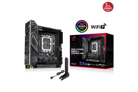 ASUS ROG STRIX B860-I GAMING WIFI7 DDR5 HDMI-DP THUNDERBOLT4 PCIE 5.0 1851P mITX