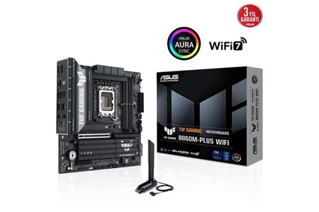 ASUS TUF GAMING B860M-PLUS WIFI7 DDR5 HDMI-DP PCIE 5.0 1851p mATX