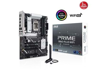 ASUS PRIME B860-PLUS WIFI7 DDR5 HDMI-DP PCIE 5.0 1851p ATX