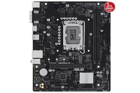 ASUS PRIME H610M-R-SI DDR5 HDMI-DP PCIE 4.0 1700p mATX