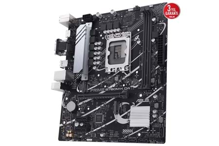ASUS PRIME B760M-K D4 DDR4 HDMI PCIE 4.0 1700p mATX