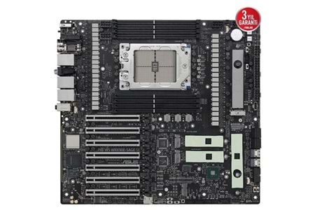 ASUS Pro WS WRX90E-SAGE SE DDR5 ECC WRX90 sTR5 (Threadripper™ PRO 7000 WX İşlemcilerle Uyumlu)