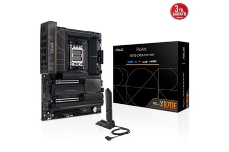 ASUS PROART X870E CREATOR WIFI-7 DDR5 HDMI DP PCIE 5.0 AM5 ATX	