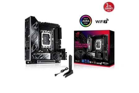 ASUS ROG STRIX Z890-I GAMING WIFI7 DDR5 HDMI-DP PCIE 5.0 1851p mITX