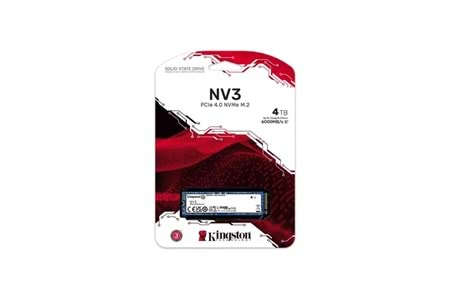 KINGSTON 4TB NV3 SNV3S/4000G 6000-5000MB/s M2 NVME GEN4 DİSK