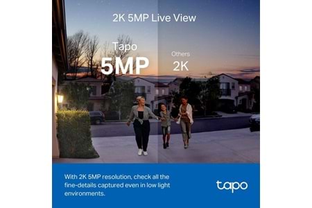 TP-LINK Tapo D230S1 Tapo Akıllı ve Pilli Görüntülü Kapı Zili