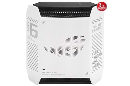 ASUS ROG RAPTURE GT6(W-2-PK) AX10000 ROUTER BEYAZ