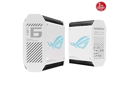 ASUS ROG RAPTURE GT6(W-2-PK) AX10000 ROUTER BEYAZ