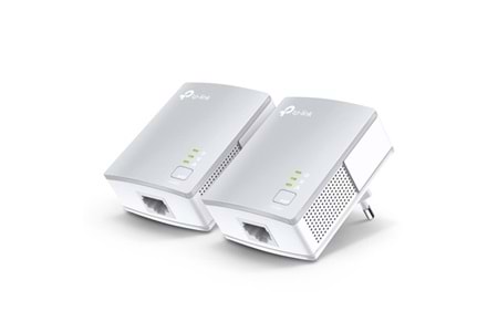 TP-LINK TL-PA4010KIT 500mbps AV600 EV Ofis Tipi PowerLine Ağ Adaptörü 2-li paket