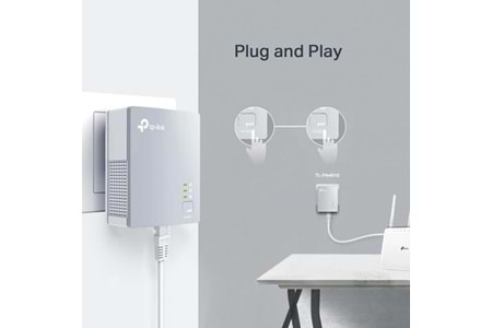 TP-LINK TL-PA4010KIT 500mbps AV600 EV Ofis Tipi PowerLine Ağ Adaptörü 2-li paket