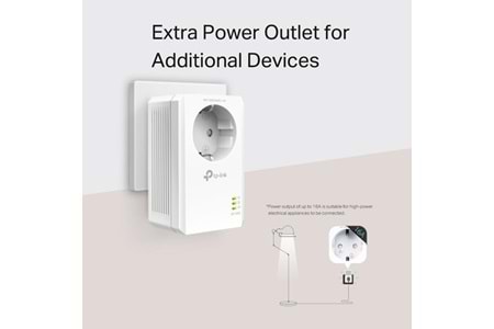 TP-LINK TL-PA7017P KIT AV1000 Gigabit Passthrough Powerline Başlangıç Kiti