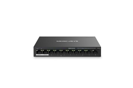 MERCUSYS 10-PORT MS110P 10/100 YÖNETİLMEZ 65W 8-PORT POE SWITCH