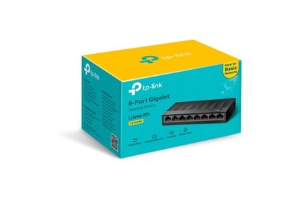 TP-LINK 8-PORT LS1008G GIGABIT YÖNETİLEMEZ SWITCH