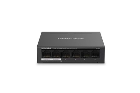 TP-LINK 6port MS106LP 10/100 YÖNETİLEMEZ 30W 4-PORT POE SWITCH