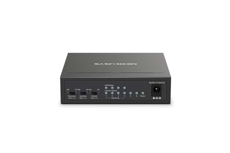 TP-LINK 6port MS106LP 10/100 YÖNETİLEMEZ 30W 4-PORT POE SWITCH