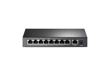  TP-LINK 8-port TL-SF1009P 10/100 Yönetilemez 65w Full PoE Switch