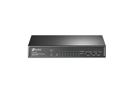  TP-LINK 8-port TL-SF1009P 10/100 Yönetilemez 65w Full PoE Switch