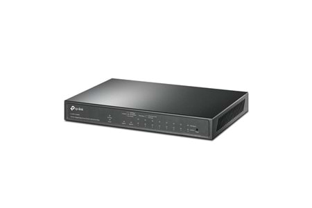 TP-LINK 8port TL-SG1210MPE Gigabit 1-SFP 123w Full PoE Yönetilebilir Switch