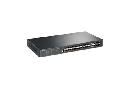 TP-LINK 24port FSP TL-SG3428XF Gigabit 4-10Gbe SFP Yönetilebilir Switch