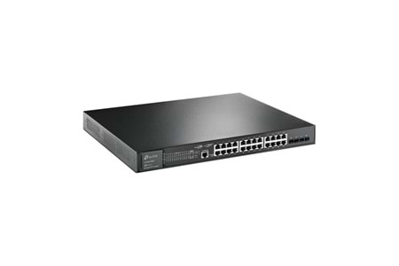 TP-LINK 24port TL-SG3428XMP Gigabit 4-10GBe SFP Yönetilebilir Switch