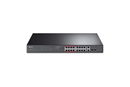 TP-LINK 16-PORT 192W FULL POE TL-SL1218MP 10/100 2-PORT GIGABIT 2X-SFP POE SWITCH