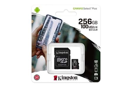 KINGSTON 256GB SDCS2/256GB MICRO-SD HAFIZA KARTI
