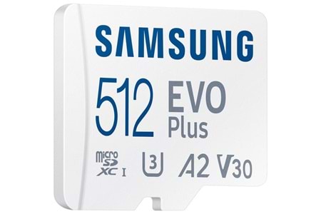 SAMSUNG 512GB EVO Plus MB-MC512KA/APC MICRO SD HAFIZA KARTI