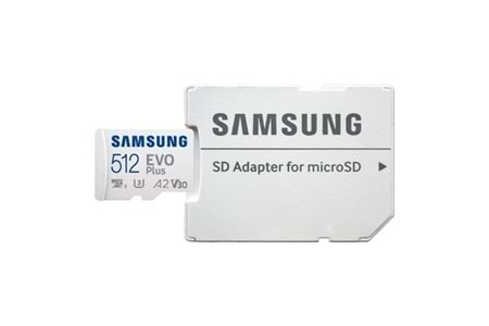 SAMSUNG 512GB EVO Plus MB-MC512KA/APC MICRO SD HAFIZA KARTI