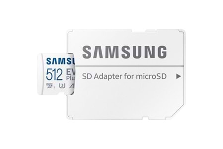 SAMSUNG 512GB EVOPlus MB-MC512SA/TR MICRO-SD HAFIZA KARTI