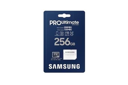 SAMSUNG 256GB PRO ULTIMATE MB-MY256SA/WW MICRO-SD HAFIZA KARTI