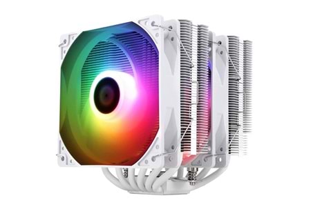 THERMALRIGHT PEERLESS ASSASSIN 120 SE ARGB HAVA SOĞUTMALI AM5-1700P DUAL İŞLEMCİ FANI BEYAZ