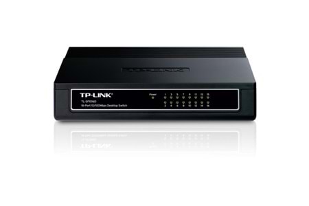 TP-LINK 16-PORT TL-SF1016D 10/100 YÖNETİLEMEZ SWITCH