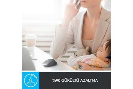LOGITECH M330 Kablosuz Sessiz Optic Mavi Mouse 910-004910 