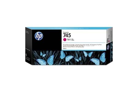 HP F9K01A (745) Macenta 300 Ml Genıs Format Murekkep Kartusu