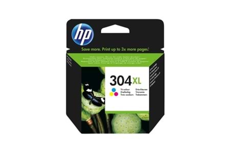 Hp N9k07ae (304Xl) Uc Renklı Murekkep Kartus 300 Sayfa