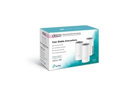 TP-LINK DECO E4-3 AC1200 Tüm Ev Mesh WiFi Router 3-lü paket