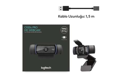 LOGITECH C920S PRO Full HD Webcam 960-001252
