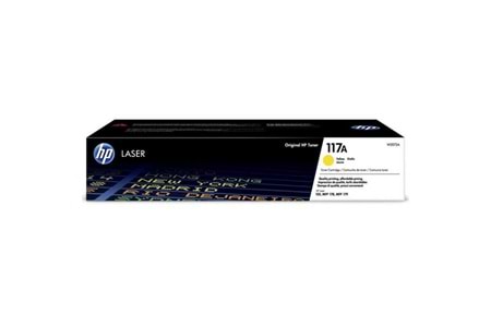 Hp W2072a (117A) Sarı Toner 700 Sayfa