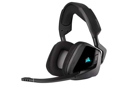 CORSAIR VOID ELITE CA-9011201-EE RGB 7.1 Kablosuz Oyuncu Kulaklıgı Sıyah (Pc Vs Ps4 Uyumlu)