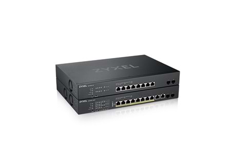 Zyxel Nebula Xs1930-12Hp 8 Port Multı-Gıgabıt Smart Managed Hybrıd Upoe Swıtch (375 Watt)