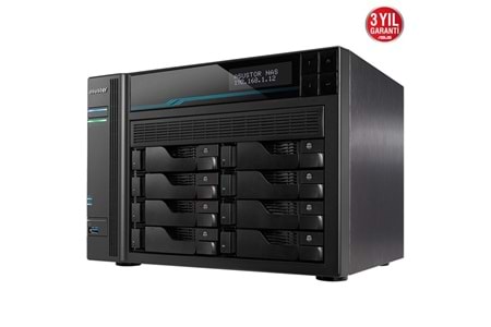 ASUSTOR AS6508T ATOM QC- 8 GB RAM- 8-diskli Nas Server (Disksiz)	